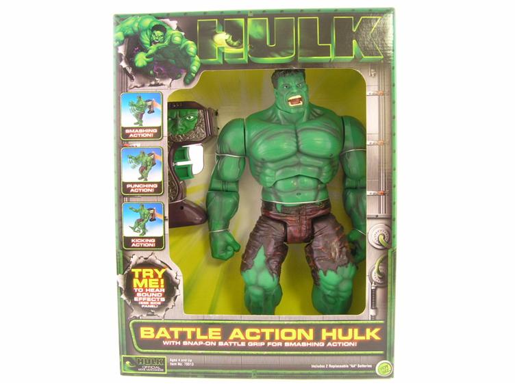 HULK OFFICIAL MOVIE MERCHANDISE - Battle Action Hulk - Click Image to Close